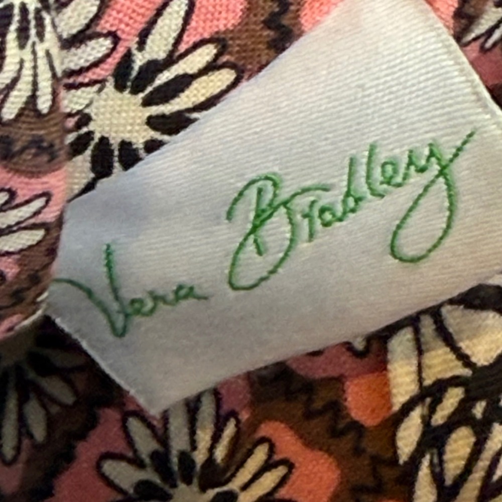 Vera Bradley Floral Quilted Bucket Bag Crossbody‎ Shoulder Drawstring - Picture 3 of 6